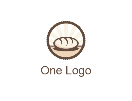 sparkle behind bread in circle 