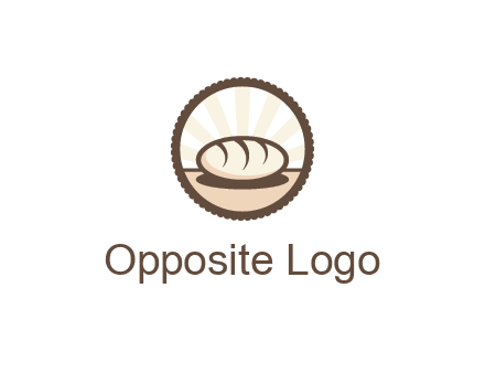 sparkle behind bread in circle 