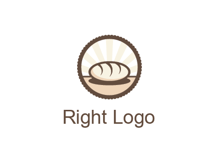 sparkle behind bread in circle 