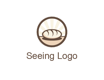 sparkle behind bread in circle 
