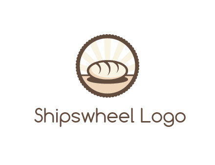 sparkle behind bread in circle 
