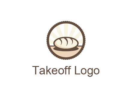 sparkle behind bread in circle 