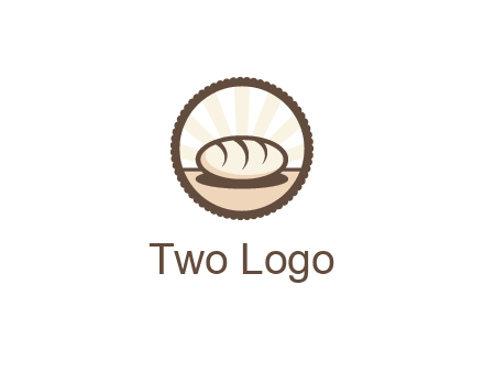 sparkle behind bread in circle 