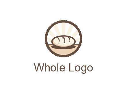 sparkle behind bread in circle 