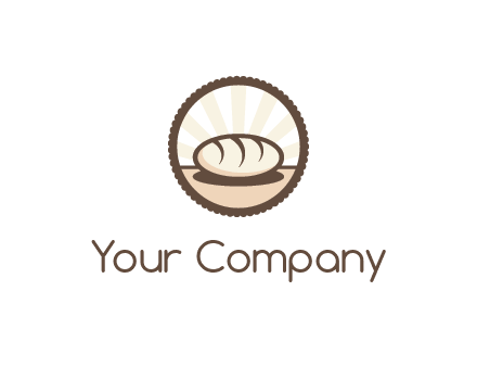 sparkle behind bread in circle 