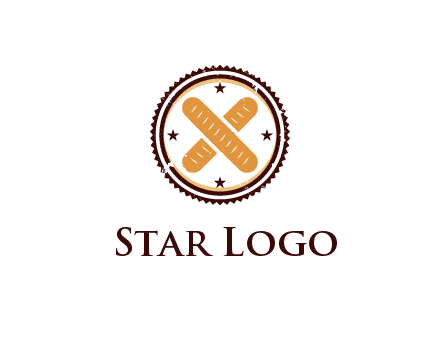 breads with stars in circle