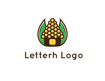 leaves behind corn