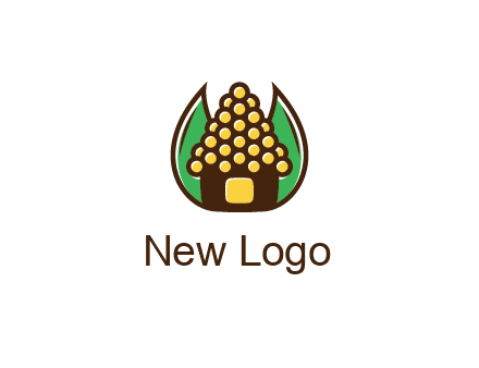 leaves behind corn