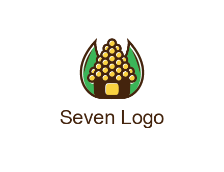 leaves behind corn