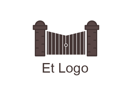 pillars with gate
