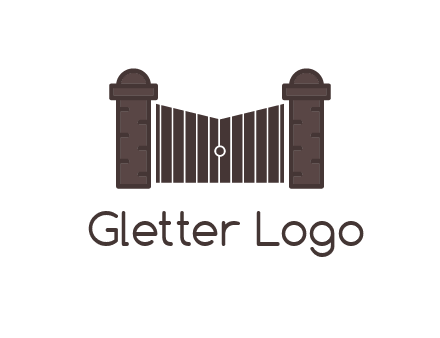 pillars with gate