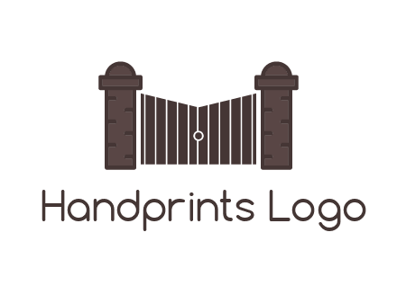 pillars with gate