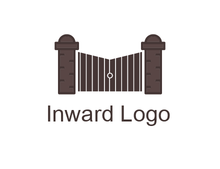 pillars with gate