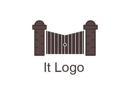 pillars with gate