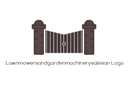 pillars with gate