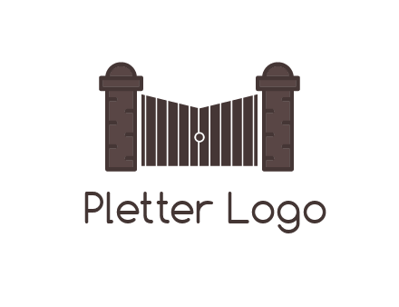 pillars with gate