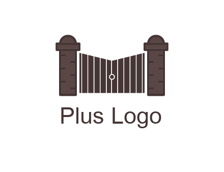 pillars with gate