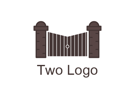 pillars with gate