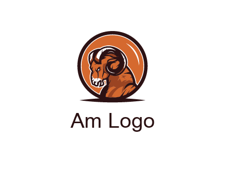 ram in circle