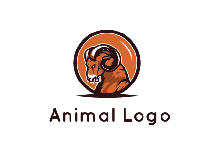 ram in circle