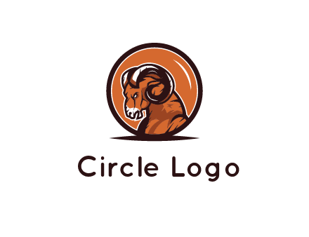ram in circle