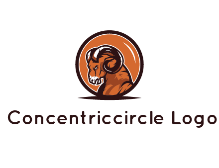 ram in circle