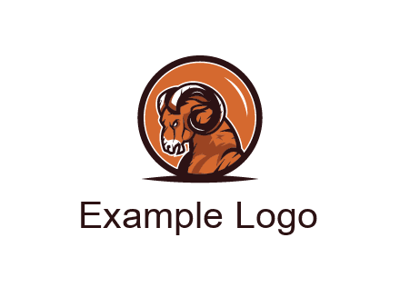 ram in circle