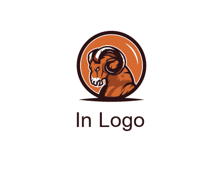 ram in circle