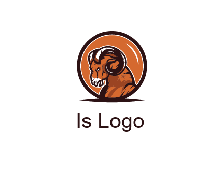 ram in circle