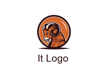 ram in circle