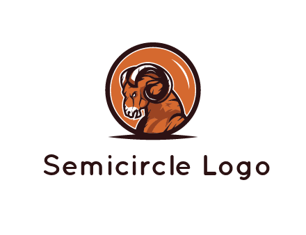 ram in circle
