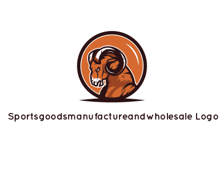 ram in circle