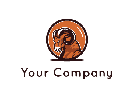 ram in circle