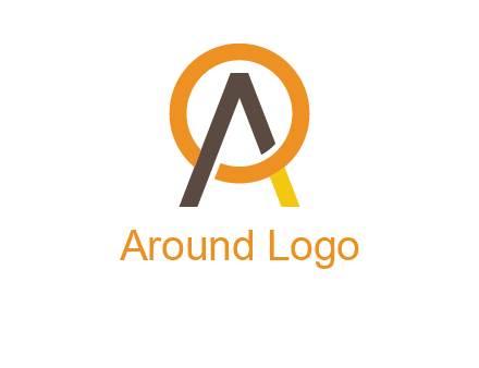 letter A coming out of letter O