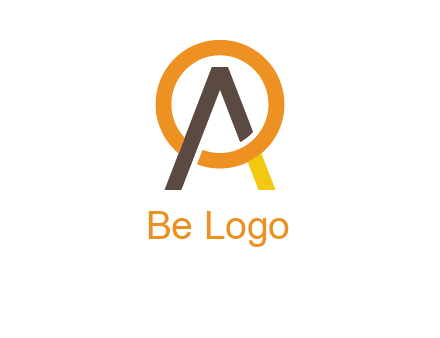 letter A coming out of letter O