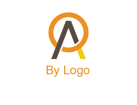 letter A coming out of letter O