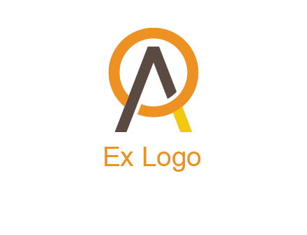 letter A coming out of letter O