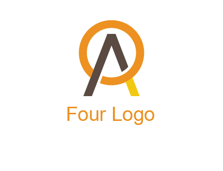 letter A coming out of letter O
