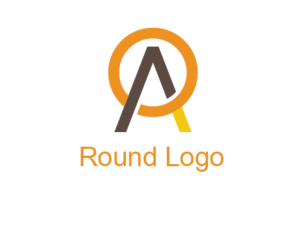 letter A coming out of letter O