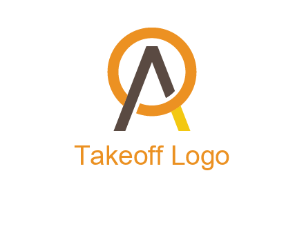 letter A coming out of letter O