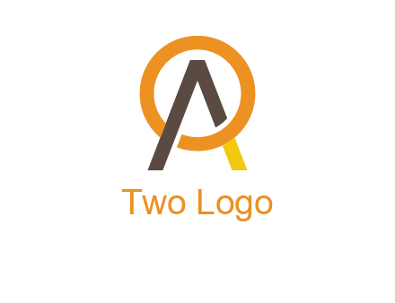 letter A coming out of letter O