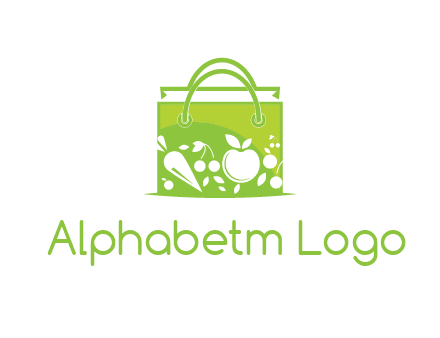 groceries in shopping bag
