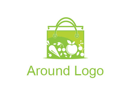 groceries in shopping bag