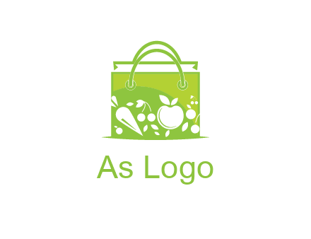 groceries in shopping bag