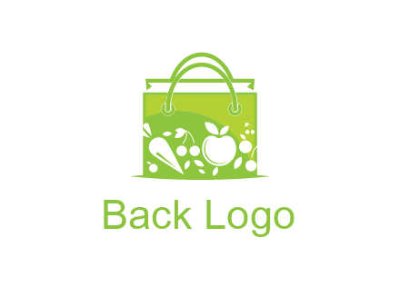groceries in shopping bag