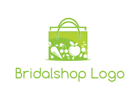 groceries in shopping bag