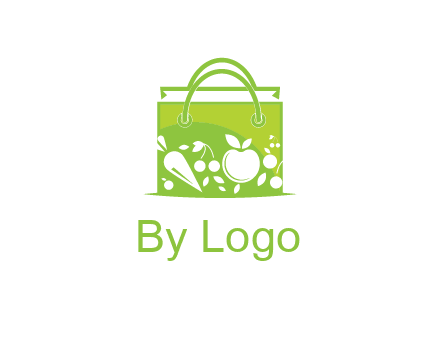 groceries in shopping bag