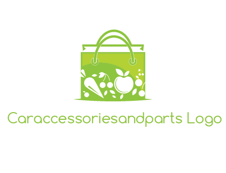 groceries in shopping bag