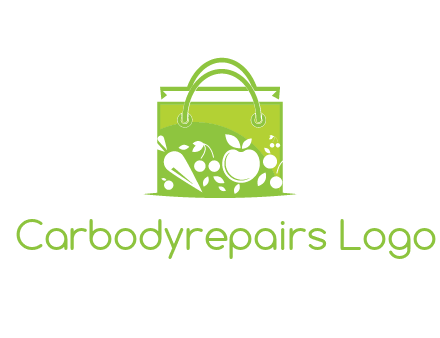 groceries in shopping bag