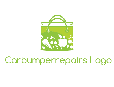 groceries in shopping bag